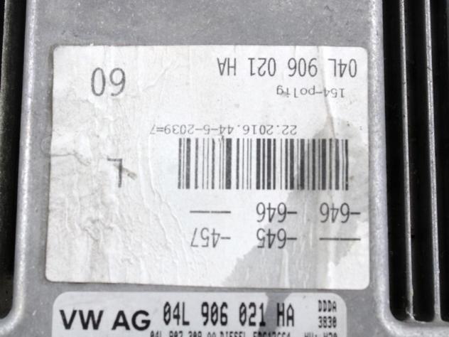 04L906021HA KIT ACCENSIONE AVVIAMENTO AUDI A6 C7 SW 2.0 D 140KW AUT 5P (2017) RICAMBIO USATO CON CENTRALINA MOTORE, QUADRO STRUMENTI, BLOCCHETTO CON C - Foto 7