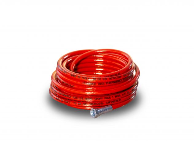 Tubo Airless TECNOVER raccordato da 10 metri con diametro da 1/4"