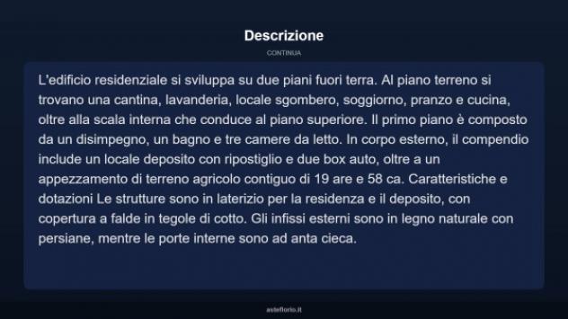 Immobile in asta di 206 m² con più di 5 locali e box auto doppio in vendita a Cigognola - Foto 14
