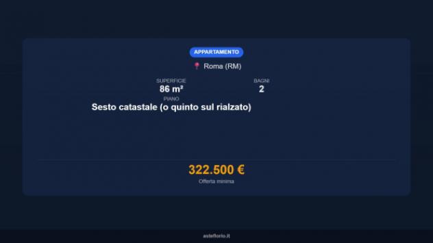 Immobile in asta di 86 m² in vendita a Roma - Foto 15