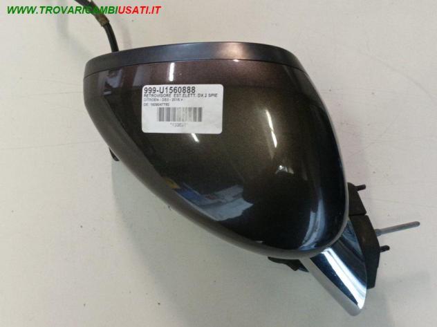 RETROVISORE  EST.ELETT. DX 2 SPIE 4+5 FILI 999-U1560888 Vetri e Retrovisori  Cristalli  Retrovisori  Retrovisore CITROEN - DS3 - 2016 , CITROEN - DS3