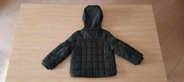 GIUBOTTO INVERNALE CON CAPPUCCIO BAMBINO 4 ANNI "ORIGINAL MARINES" VERDE SCURO - Foto 4