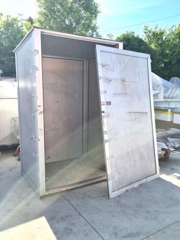 cabina isotermica in alluminio usata