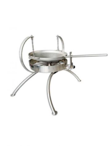 Pentola Basculante Spadellatore Professionale Inox Bruciatore 14 kW Inox - Foto 2