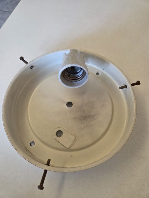 Lampada aplique da soffitto o parete vetro satinato, disegno rigato a chiocciola - Foto 5