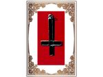 CIONDOLO ESOTERICO GOTICO *SMALTATO NERO* NUOVO