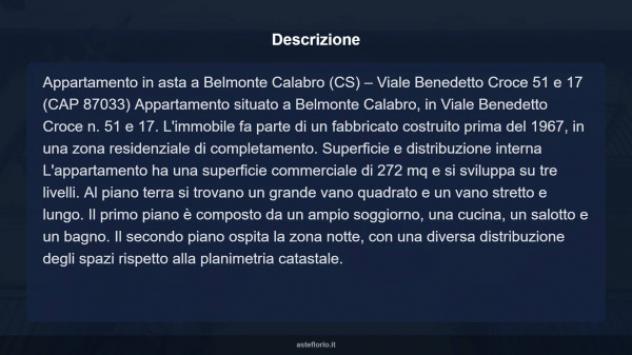 Immobile in asta di 272 m² con più di 5 locali in vendita a Belmonte Calabro - Foto 6