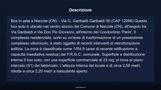 Immobile in asta di 23 m² in vendita a Narzole - Foto 3