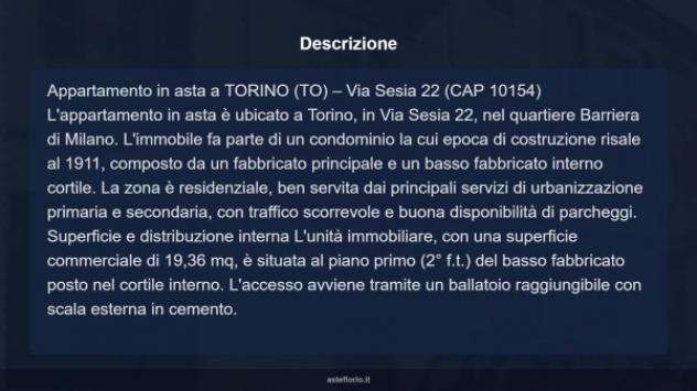 Immobile in asta di 19 m² in vendita a Torino - Foto 11