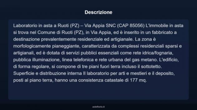 Immobile in asta di 177 m² in vendita a Ruoti - Foto 4