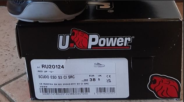 U-POWER Scudo S3 SRC CI ESD Scarpe antinfortunistiche N.38 - Foto 2