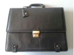 BORSA/CARTELLA PORTADOCUMENTI IN PELLE NERA