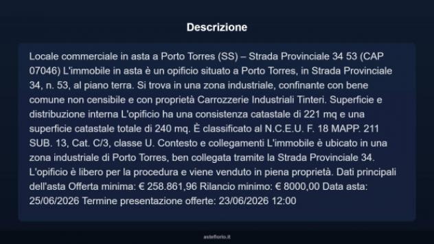 Immobile in asta di 221 m² in vendita a Porto Torres - Foto 10