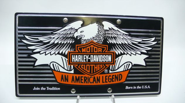 Harley-davidson targa vintage moto collezionismo - Foto 5