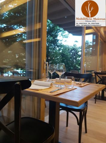 Tavoli Teramo Basamento Centrale Ghisa Bianca Piano Vintage Per Bar Ristorante - Foto 9