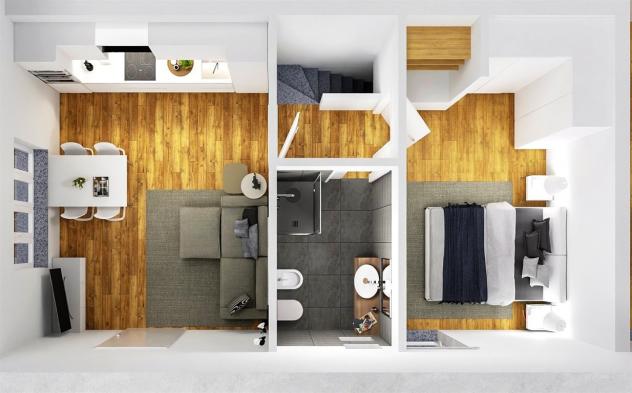 Correzzana (MB): NUOVO appartamento su due livelli con terrazzino in Classe Energetica "A4": - Foto 5