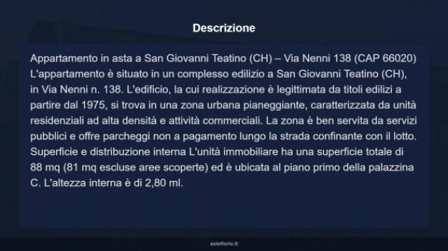 Immobile in asta di 88 m² in vendita a San Giovanni Teatino - Foto 15