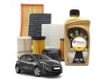 Kit tagliando Filtri + Olio Peugeot 208 DS3 1.6 Hdi Olio Tamoil 5w30