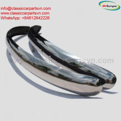 VW Beetle blade style (1955-1972) bumpers by stainless steel new - Foto 3