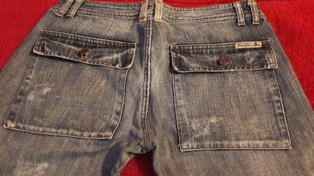 Jeans blu chiaro tasconi vita bassa Tg 46 - NUOVO - Foto 3