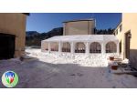Tendoni Gazebo per Bar Ristoranti 6 x 12 linea Platino a Brescia