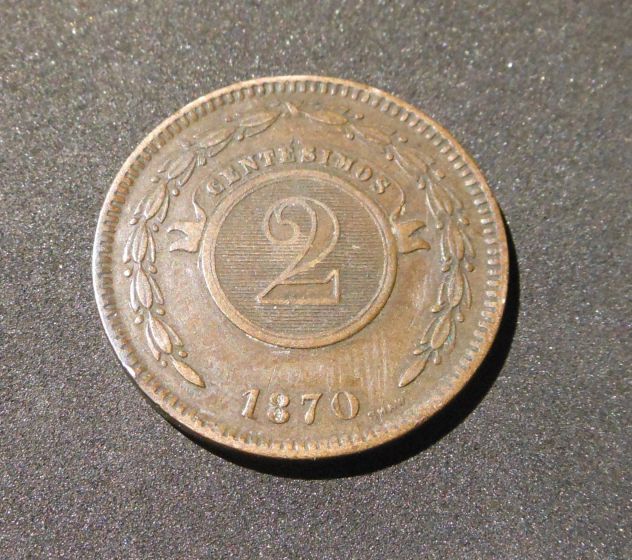 Paraguay 2 centesimos, 1870. - Foto 7