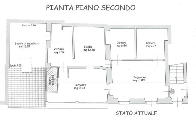 Alassio, grande appartamento con vista mare.