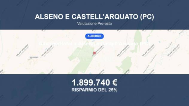 Immobile in asta di 593048 m² in vendita a Castell'Arquato