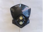 MASCHERINA CUPOLINO FARO CARBONIO MOTO ENDURO CROSS MOTARD