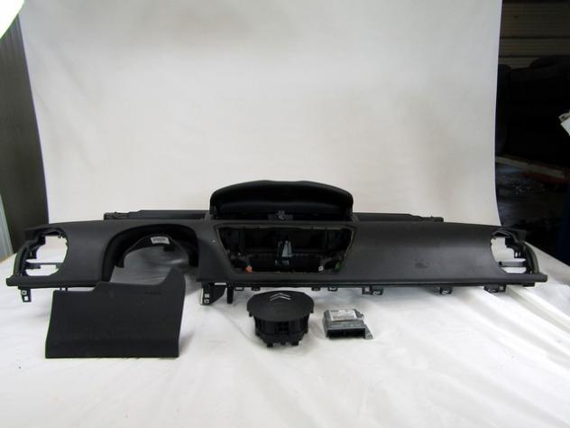 9665396680 KIT AIRBAG CITROEN C4 GRAND PICASSO 2.0 D 100KW AUT 5P (2008) RICAMBIO USATO CON CENTRALINA AIRBAG, AIRBAG VOLANTE GUIDATORE, AIRBAG PASSEG