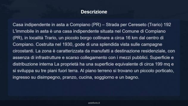 Immobile in asta di 199 m² in vendita a Compiano - Foto 6