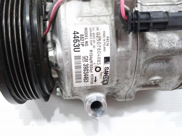COMPRESSORE A/C OPEL Astra Sport Tourer 39034463 B 14 XNT Bifuel/Metano 1400 (1518) - Foto 6