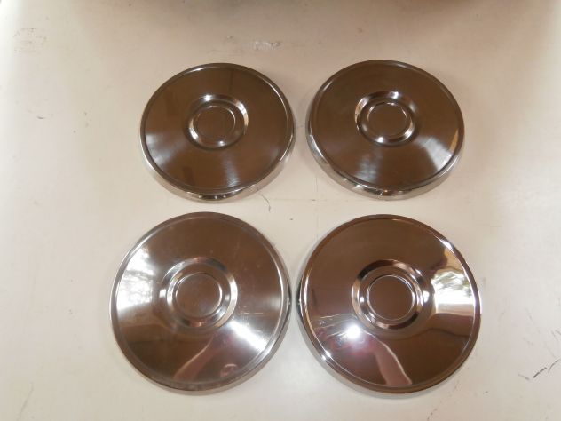 SET 4 COPPE RUOTA PER AUTOBIANCHI A112 ELEGANT PRIMA SERIE WHEL CUPS A112 ELEG