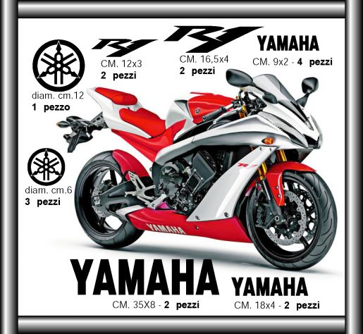 Kit adesivi yamaha R1
