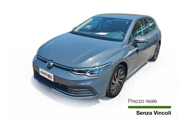 Volkswagen Golf 1.0 eTSI 81kW EVO Life DSG ACC/Park Pilot/Wireless charging/Digital Cockpit Pro/Keyless Go/Cerchi in lega "Ventura" 7,5 J x 17"
