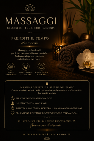Massaggio relax Tel:3937231968