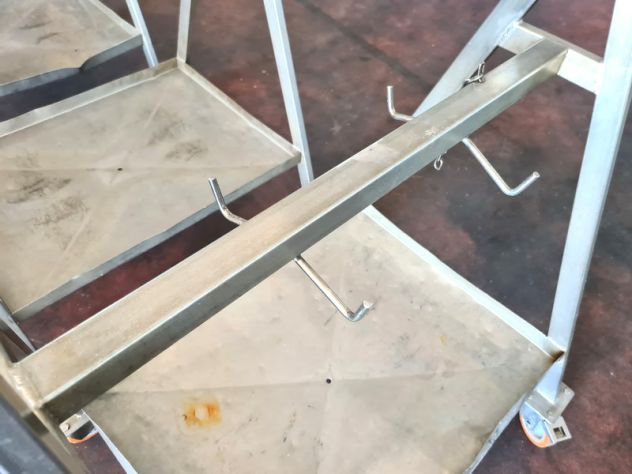 carrelli inox per pastifici usati - Foto 2