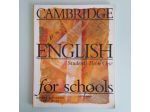 Cambridge English For Schools - Student's Book
