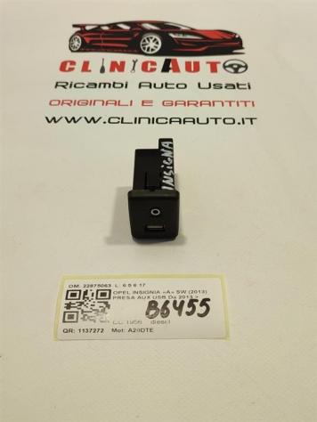 PRESA AUX/USB OPEL Insignia S. Wagon 22875063 A20DTE (0817)