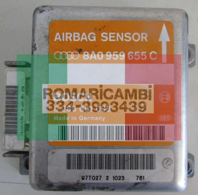 8A0959655C Centralina airbag Audi A4 Euro 49