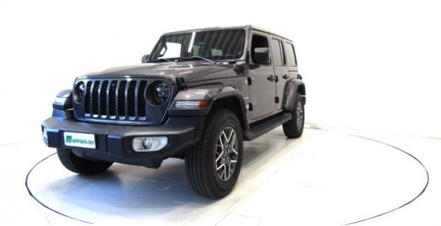 JEEP Wrangler Unlimited 2.0 PHEV Sahara ATX 4XE 17.3KWh 380CV rif. 23976480 - Foto 3