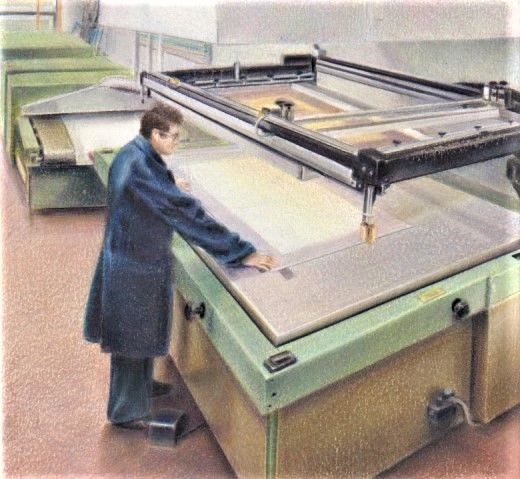 Stampatore serigrafico e addetto al confezionamento