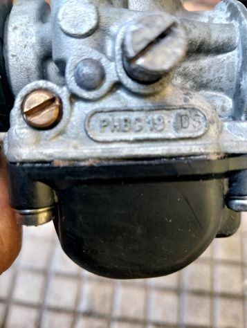 CARBURATORE DELL'ORTO PHBG 19 BS PIAGGIO ATTACCO MASCHIO CON MISCELATORE - Foto 2