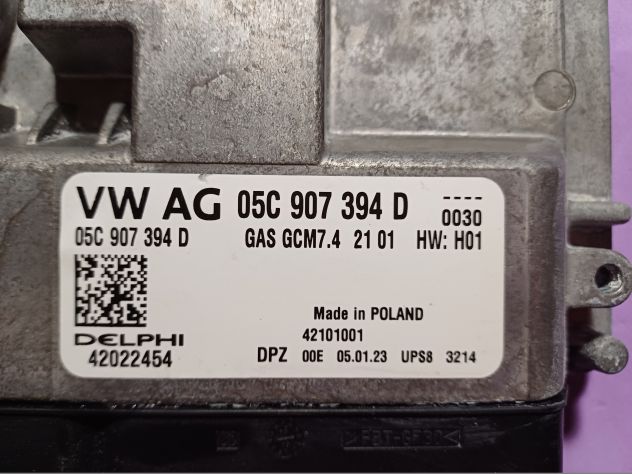 Centralina motore Delphi VW Audi, 05C907394 D, 05C 907 394 D, 42022454, 4210100 - Foto 4