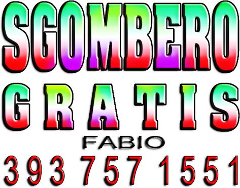 PADOVA SGOMBERO GRATIS CANTINE GARAGE SOFFITTE FABIO: 393 7571551