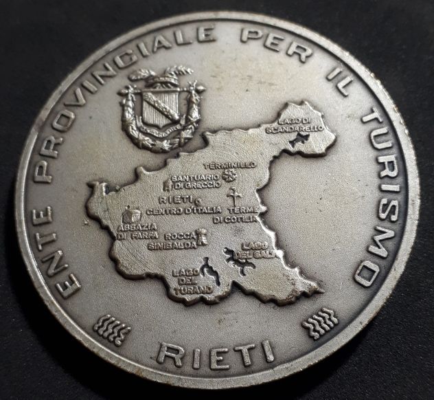 MEDAGLIA ENTE PROVINCIALE PER IL TURISMO RIETI - TERMINILLO. - Foto 3