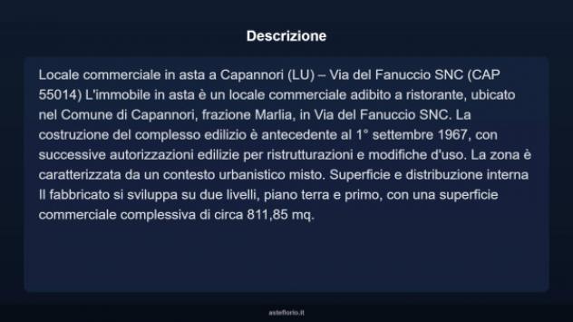 Immobile in asta di 811 m² in vendita a Capannori - Foto 4