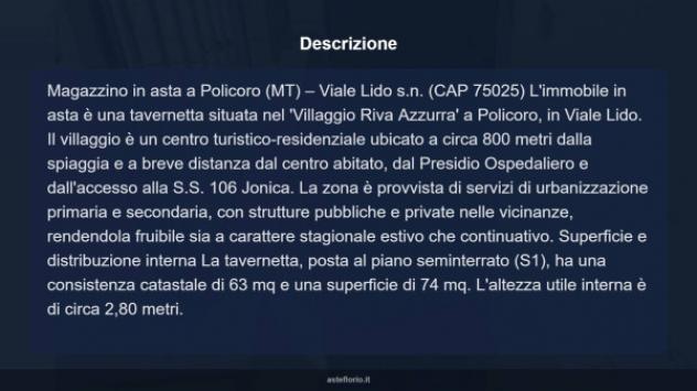 Immobile in asta di 63 m² in vendita a Policoro - Foto 8
