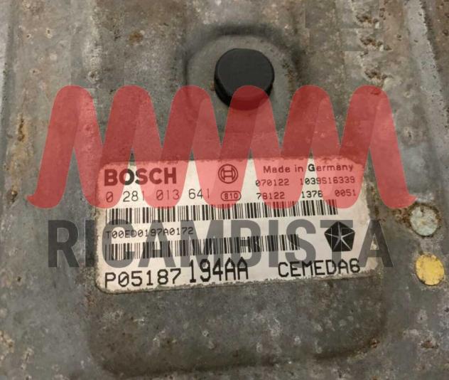 0281013641 Jeep Cherokee 3.0 centralina motore Bosch - Foto 2