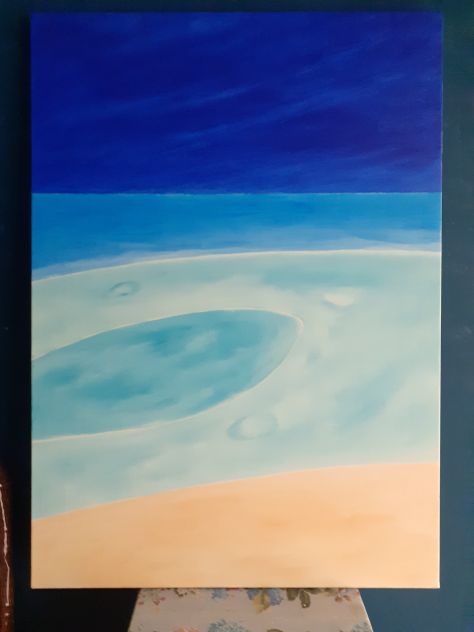 Tela "Paesaggio marino " - Foto 3